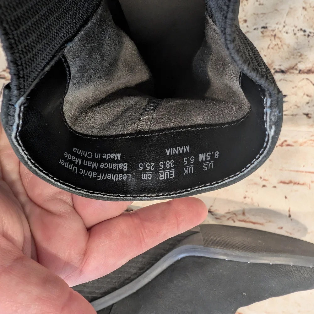 SALE Dr. Scholl's Mania Black Wedge Ankle Boots - Like New! - Picture 3 of 10